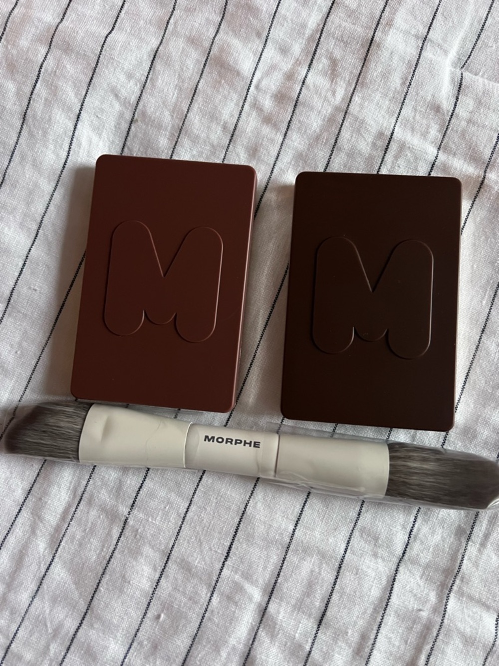 3/$80🌈 — Morphe Cheek Thrills x 2 (+ Dual-Ended Cream + Powder Brush